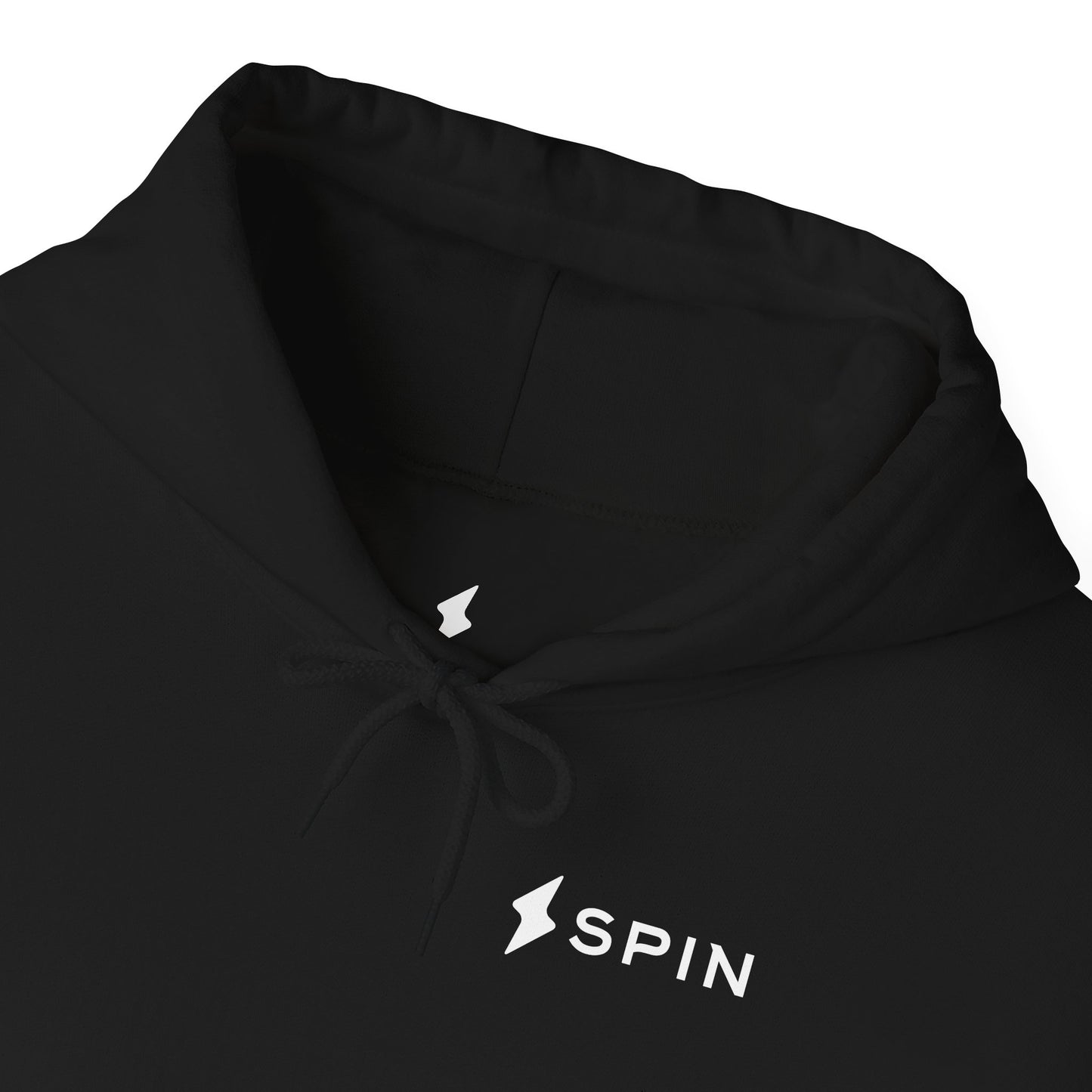 Sudadera con capucha negra Spin