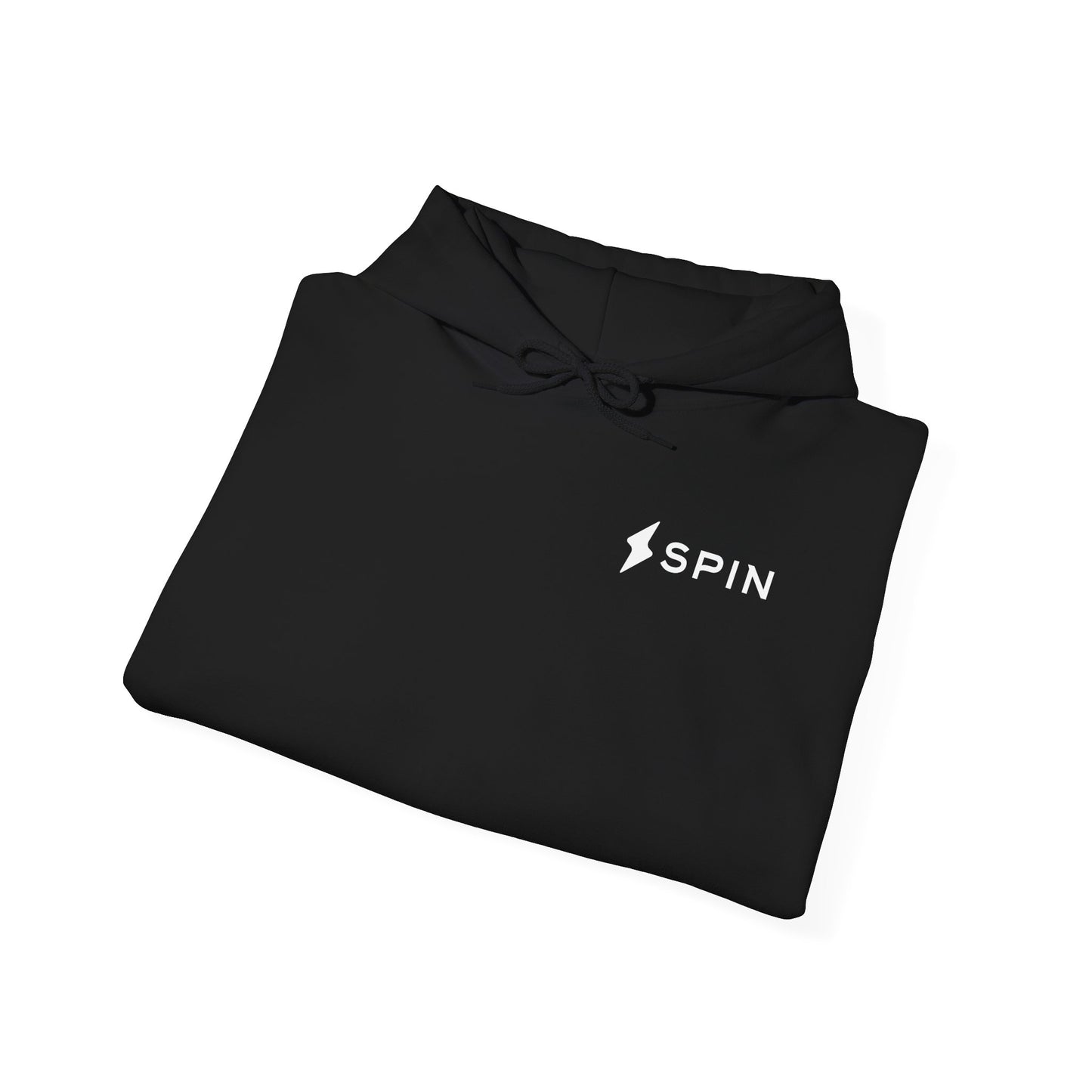 Sudadera con capucha negra Spin