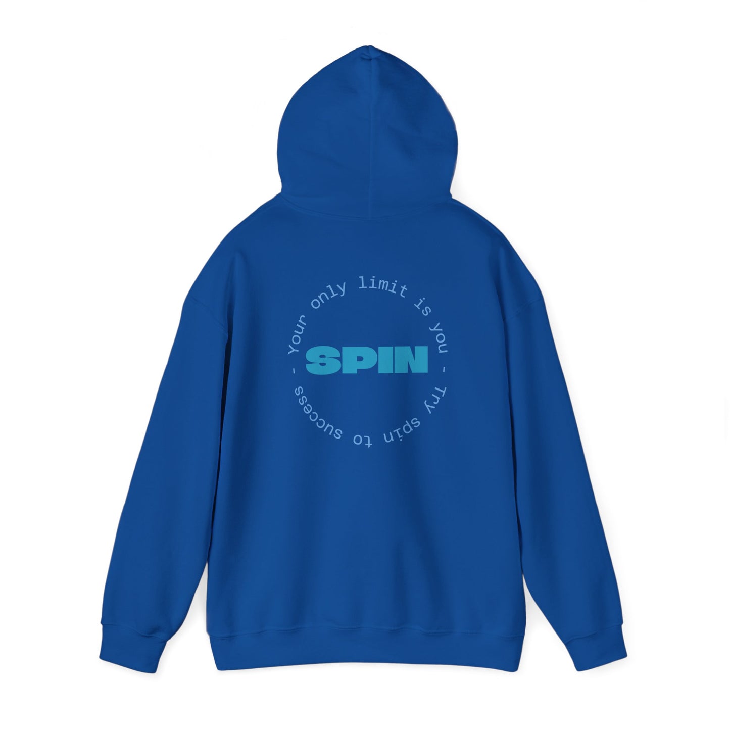 Sudadera con capucha Blue Spin