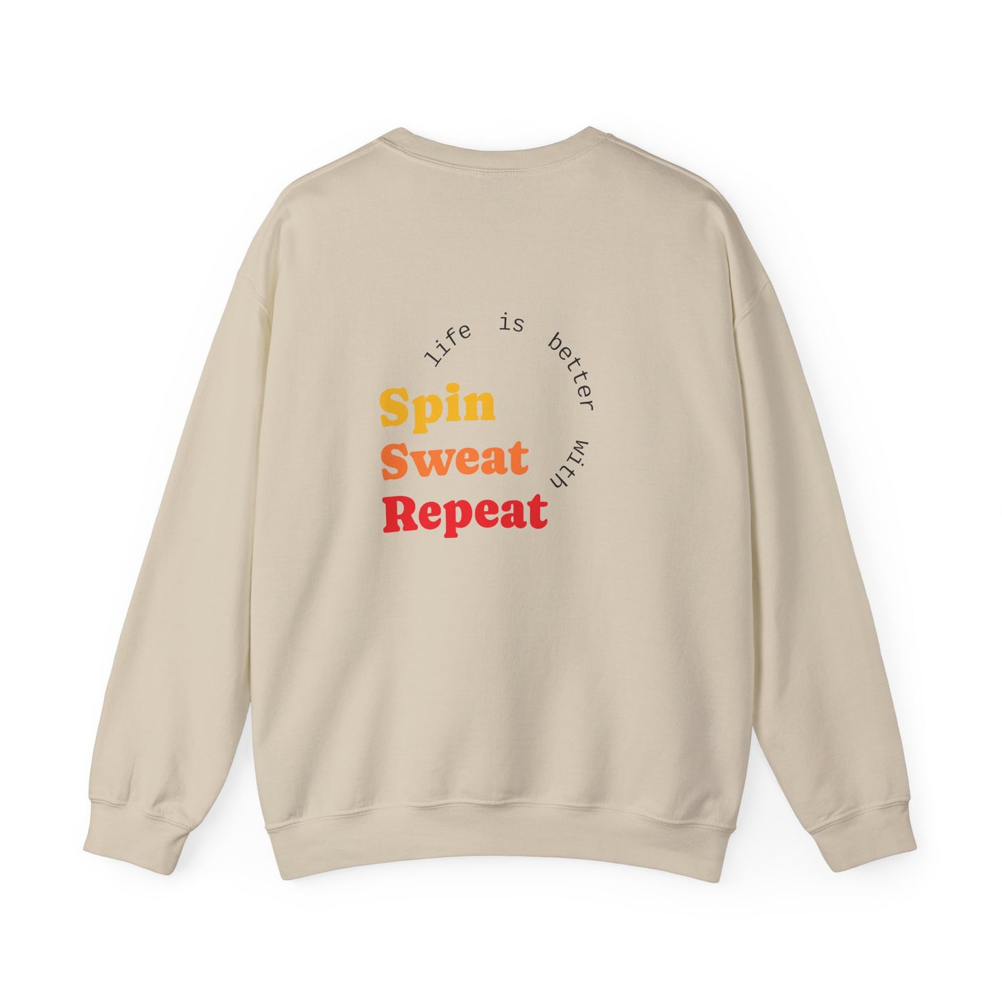 Sudadera con cuello redondo Spin Sand
