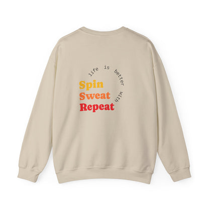 Sudadera con cuello redondo Spin Sand