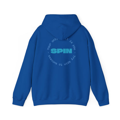 Sudadera con capucha Blue Spin