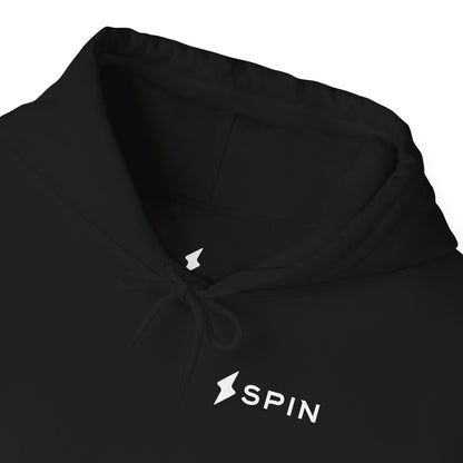 Sudadera con capucha negra Spin