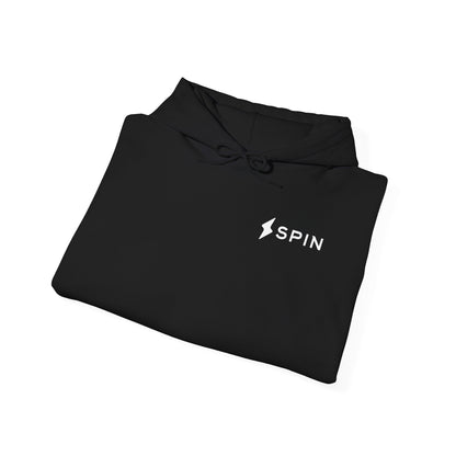 Sudadera con capucha negra Spin