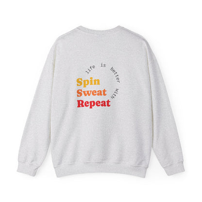 Sudadera con cuello redondo de ceniza